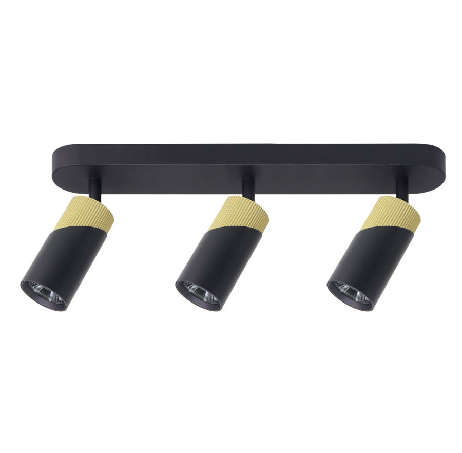 Czarno Złoty Potrójny Plafon A2-N37