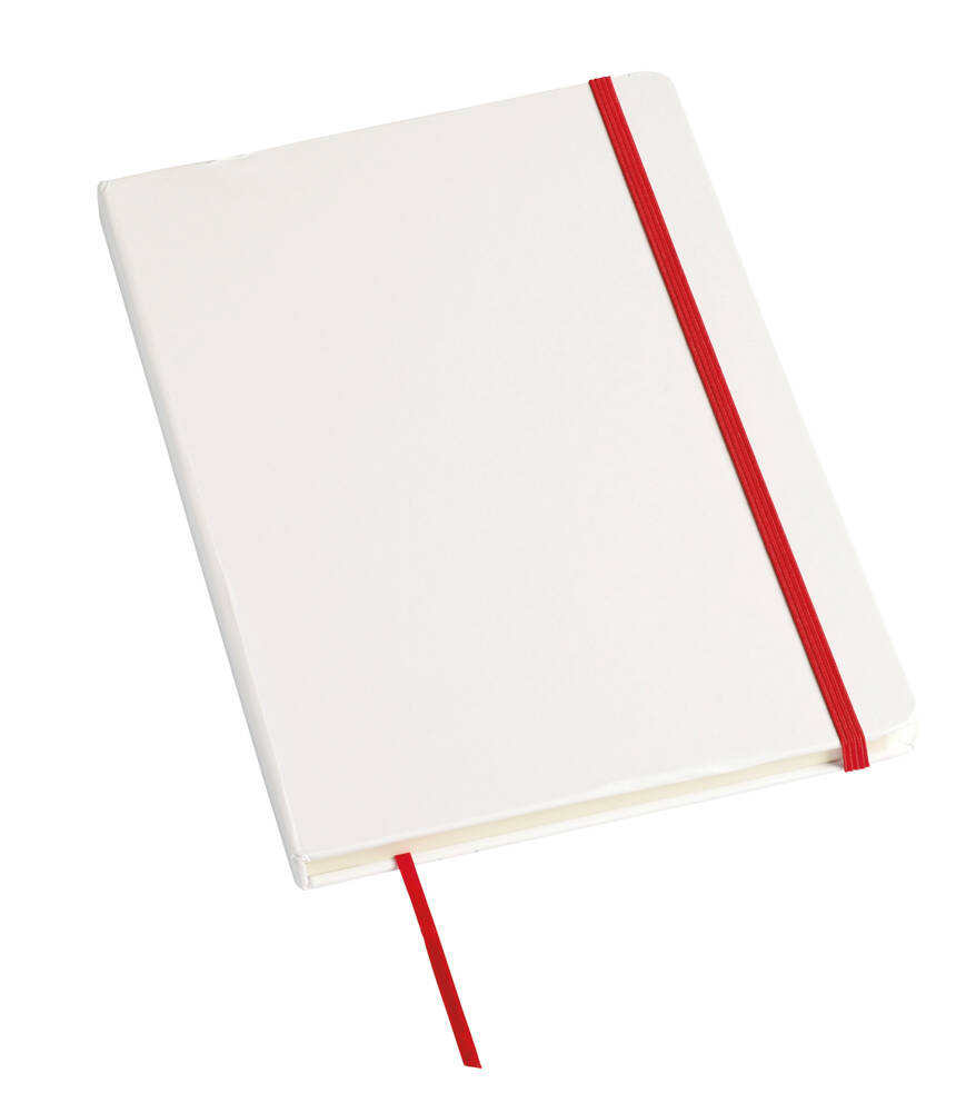 Notes AUTHOR w formacie A5, biały, czerwony