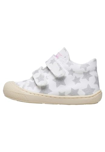 Naturino Cocoon VL, buty dziecięce, biały-Srebrny, 19 EU, Biały srebrny, 19 EU