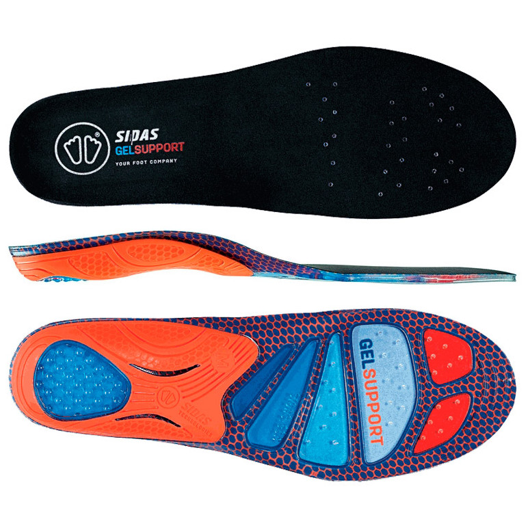 Wkładki do butów Sidas Cushioning Gel Support V2 Rozmiar butów (UE): 42-43