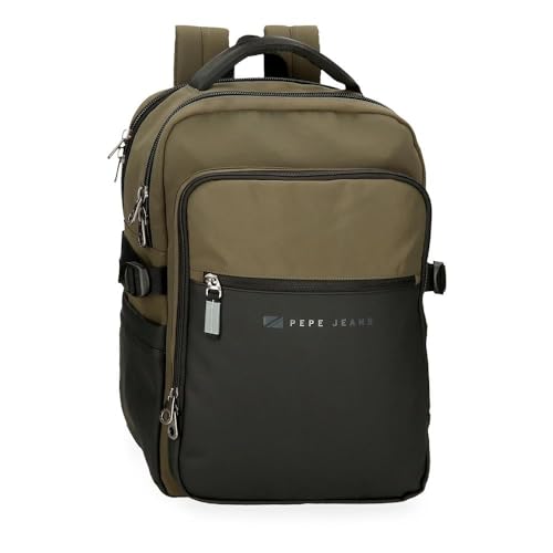 Pepe Jeans Torba listonoszka męska, Ciemnozielony, Plecak PC 15,6