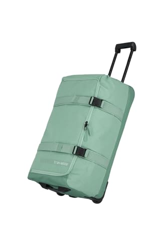 travelite Torba podróżna na kółkach średniej wielkości, kick off, praktyczna torba podróżna na kółkach na urlop i do uprawiania sportu, 68 cm, 65 litrów, szałwia, 68 cm, torba podróżna na kółkach