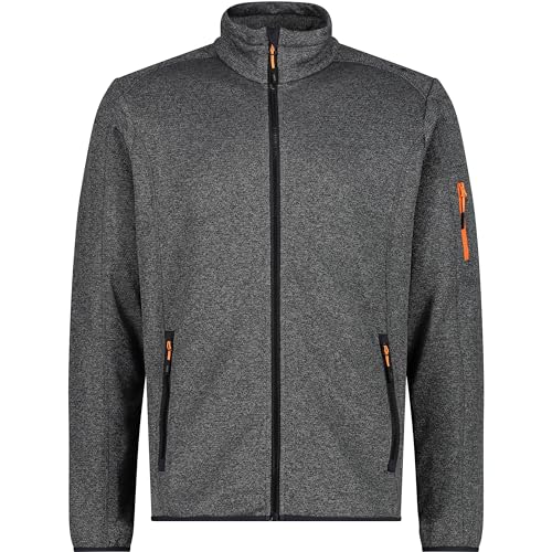CMP - Męska kurtka Knit-Tech Antracyt-Cement 50