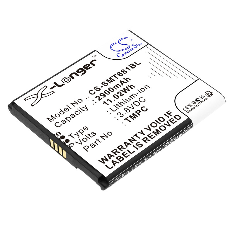 Sunni T6810 / TMPC 2900mAh 11.02Wh Li-Ion 3.8V (Cameron Sino)