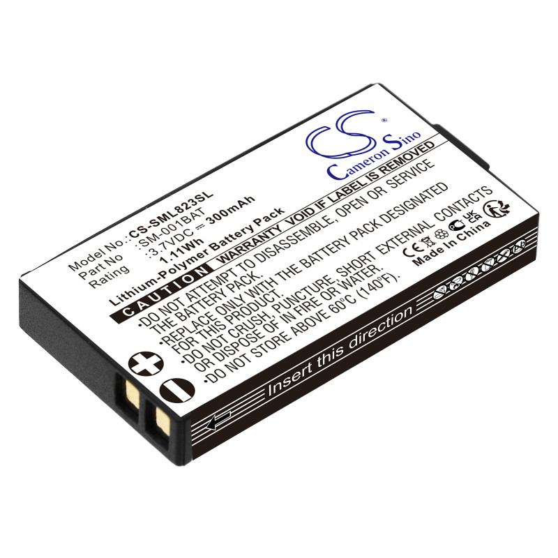 Simolio SM-823 / SM-001BAT 300mAh 1.11Wh Li-Polymer 3.7V (Cameron Sino)