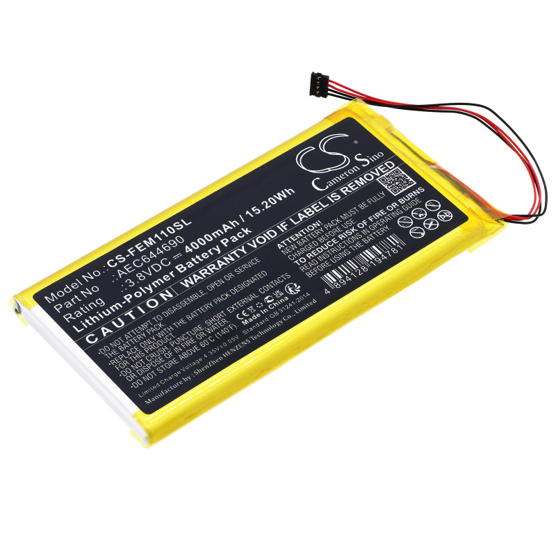 Fiio M11 / AEC644690 4000mAh 15.20Wh Li-Polymer 3.8V (Cameron Sino)