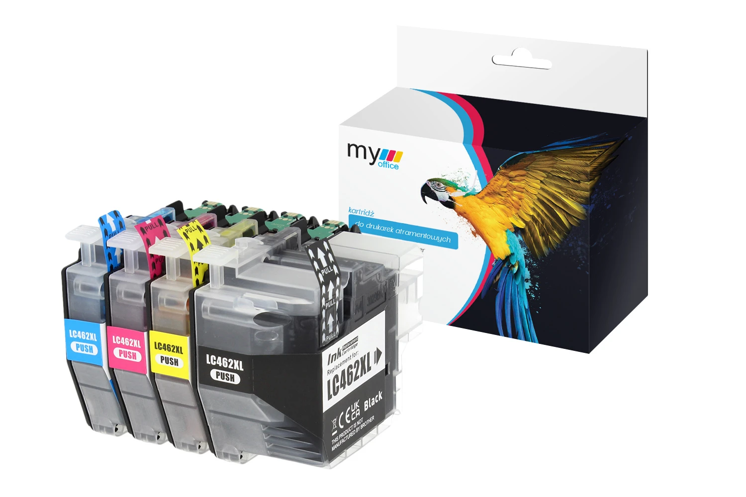 Komplet zamienników tuszów Brother LC462XL CMYK marki My Office