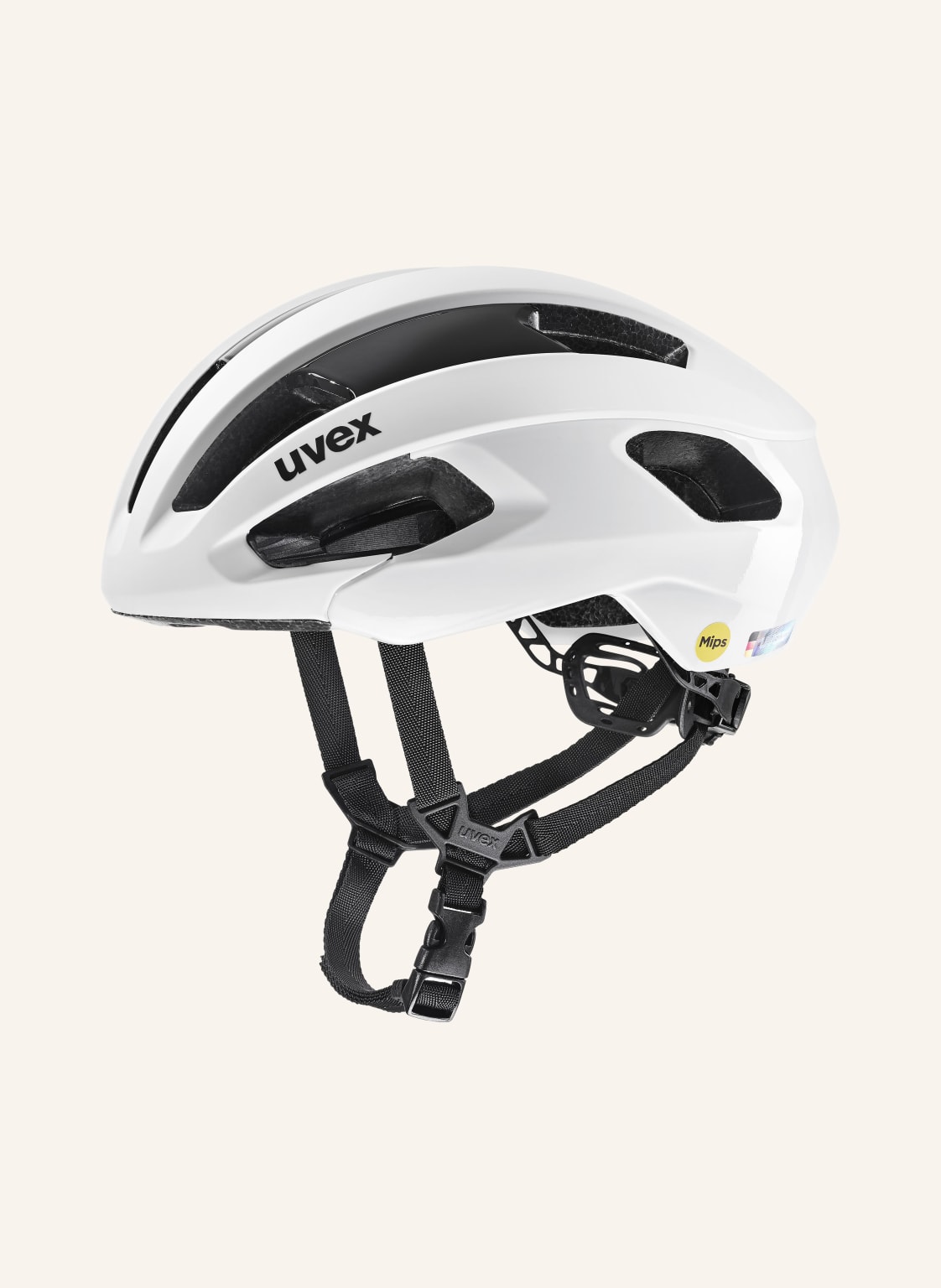 Uvex Kask Rowerowy Rise Pro Mips Team Edition weiss