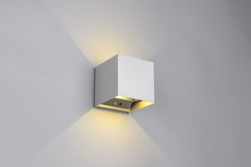 Talent kinkiet zewnętrzny z czujnikiem ruchu i zmierzchu 2xLED/1W tytan R27759187