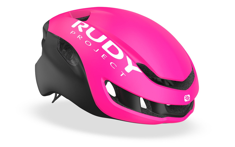 RUDY PROJECT Kask rowerowy NYTRON pink fluo/black matte