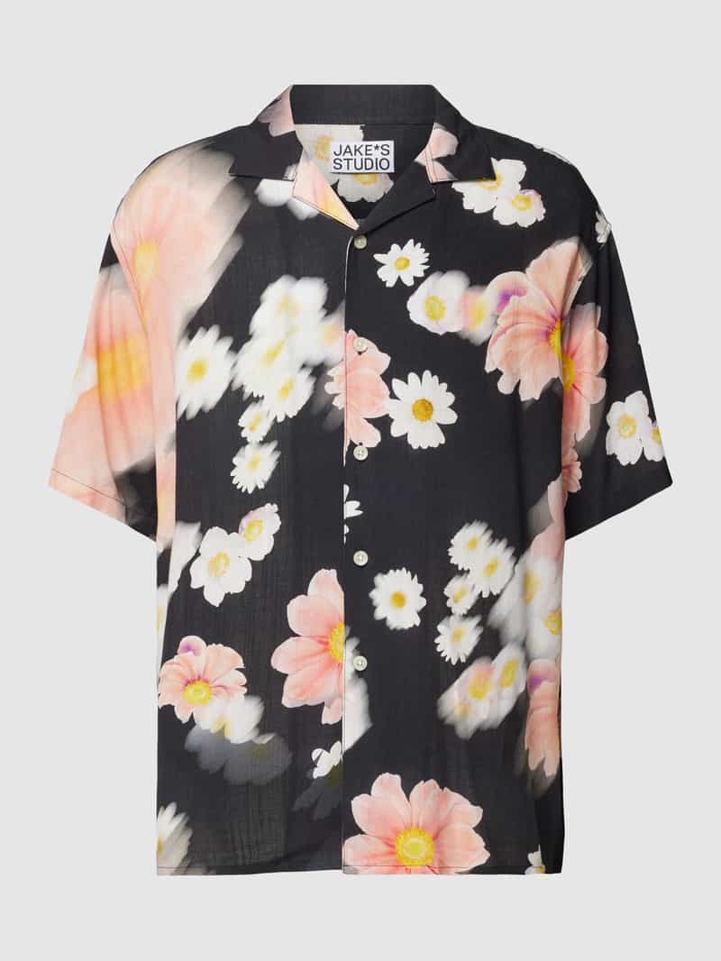 Koszula casualowa z wzorem na całej powierzchni