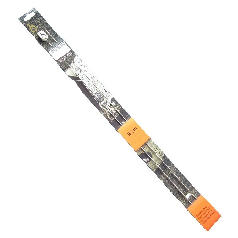 Druty proste stalowe dziewiarskie PONY 3 mm