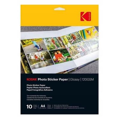 Papier Foto / Naklejki / Etykiety Samoprzylepne / Foto 10 Szt. A4 21x30cm / Kodak / Cat 3510-645