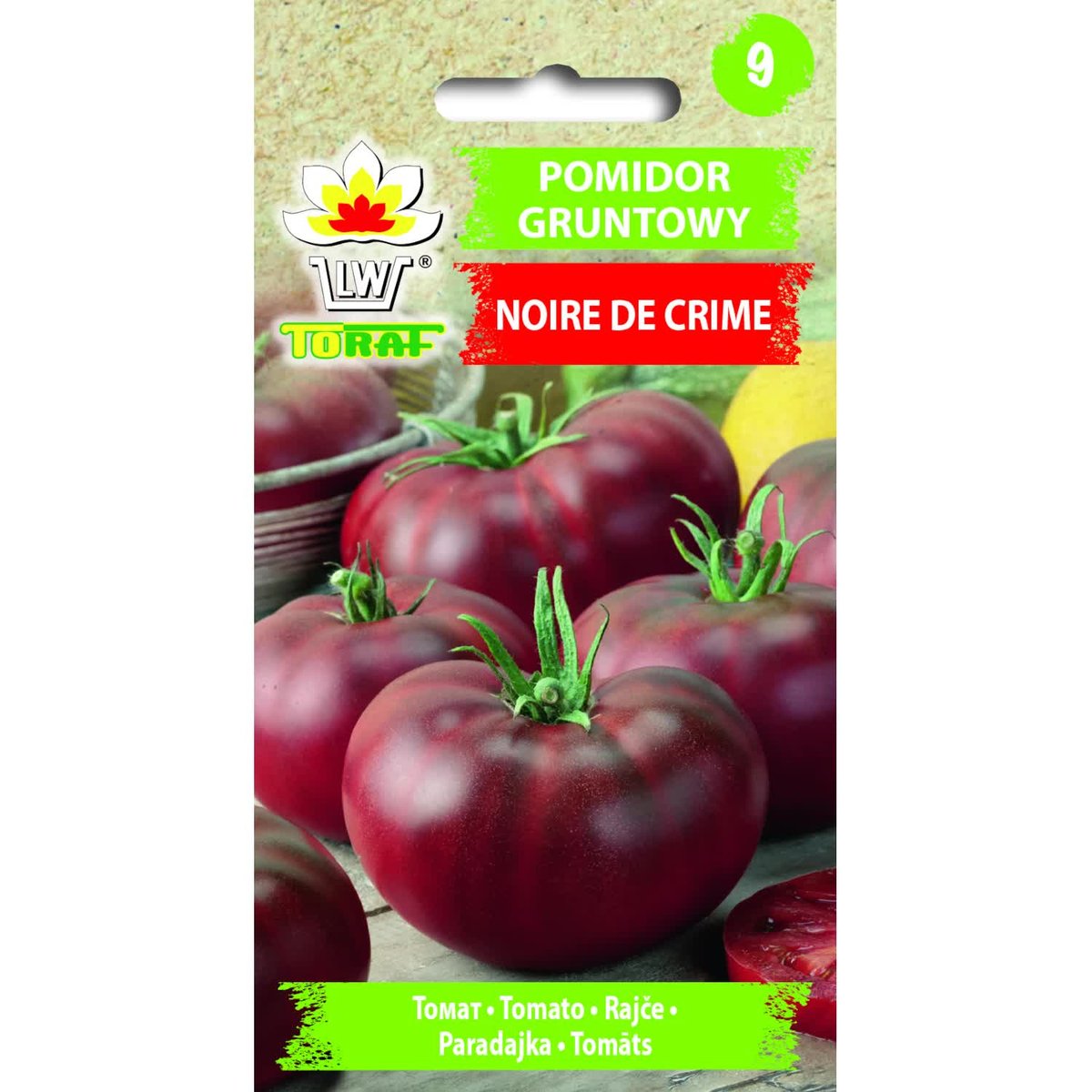 Pomidor gruntowy wysoki NOIRE DE CRIMEE Solanum lycopersicum L.