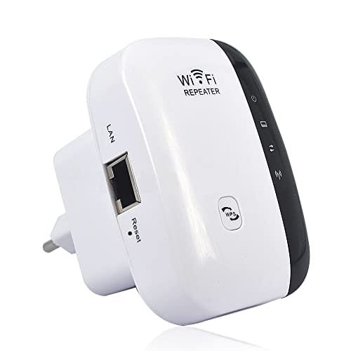 Wzmacniacz Sygnału Wifi Repeater Bezprzewodowy Extender Router Lan Access Point - 300 Mb/S, Łatwa Instalacja, Bezpieczne Szyfrowanie, Gniazdko Elekt..