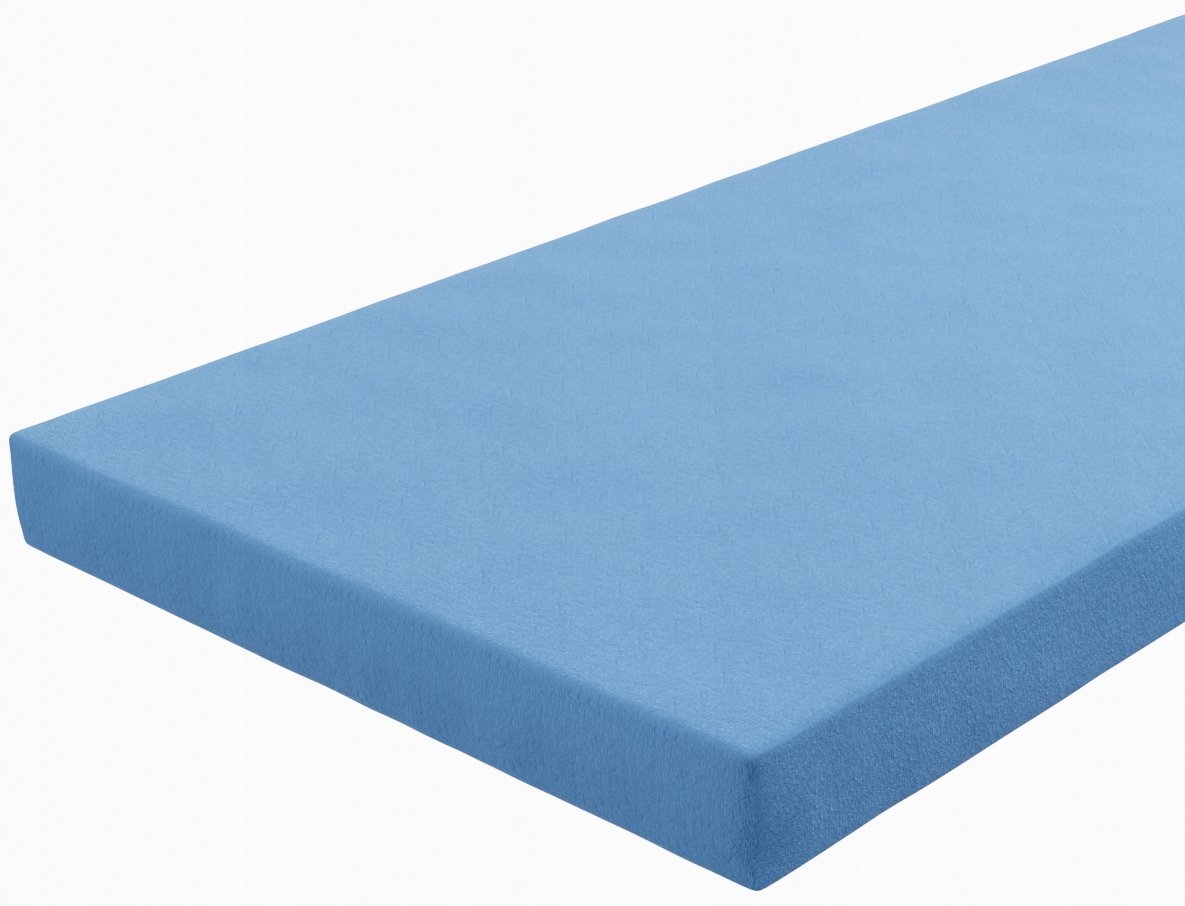 Prześcieradło Jersey Do Łóżeczka 120X60 Bawełna - Niebieski