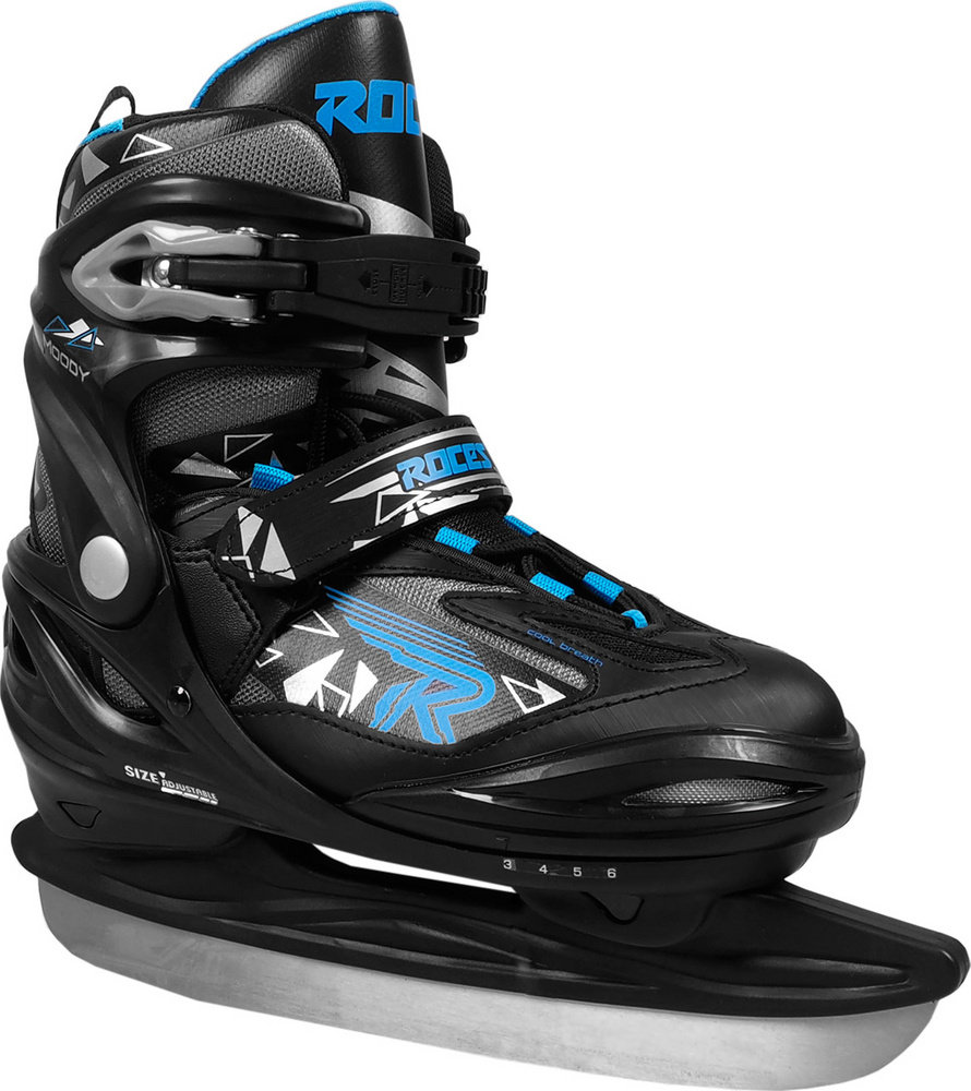 Łyżwy Roces Moody Ice 3.0 Boy czarno-niebieskie 450710 00001-30-35