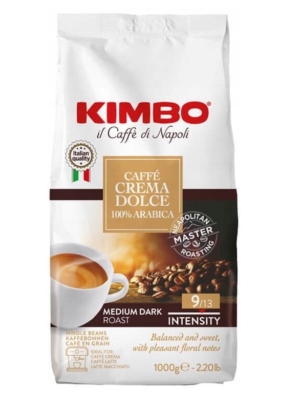 KIMBO CAFFE CREMA DOLCE 1KG - KAWA ZIARNISTA