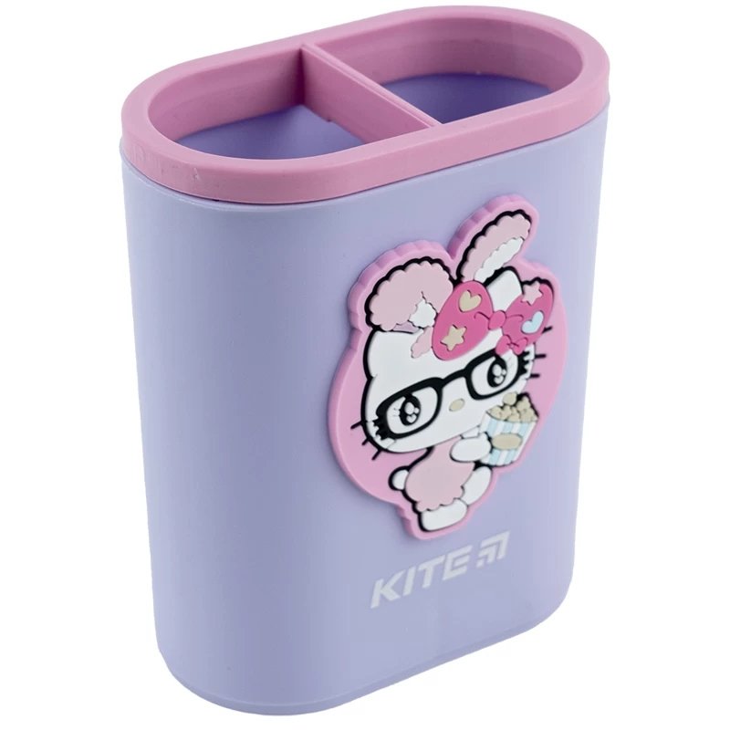 Kite, lawendowy pojemnik na długopisy, Hello Kitty, hk23-170