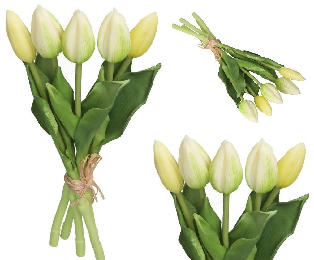 Tulipany Bukiet Tulipanów Gumowe Gumowane Jak Żywe