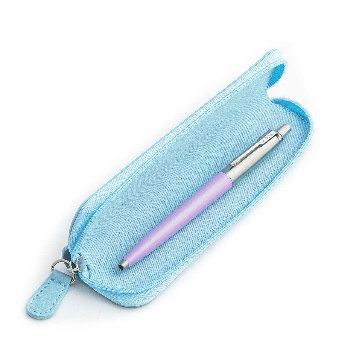Zestaw prezentowy długopis Parker Jotter Originals Liliowy z niebieskim etui