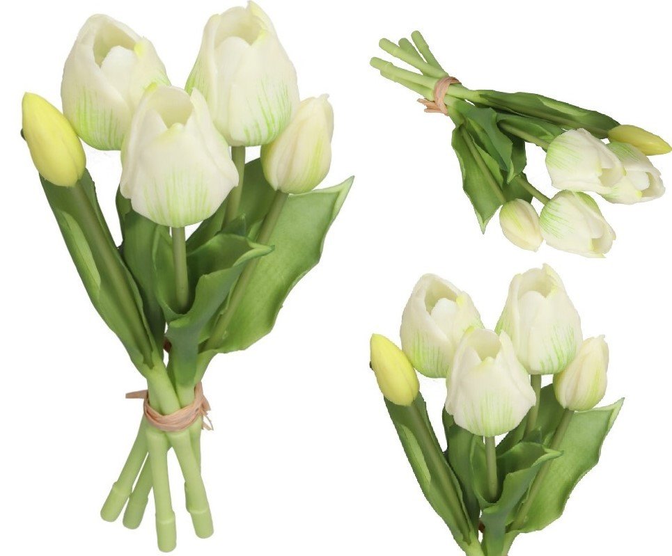 Tulipany Bukiet Tulipanów Gumowe Gumowane Jak Żywe