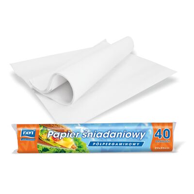 Papier śniadaniowy 23 x 33 cm, 40 arkuszy Ravi
