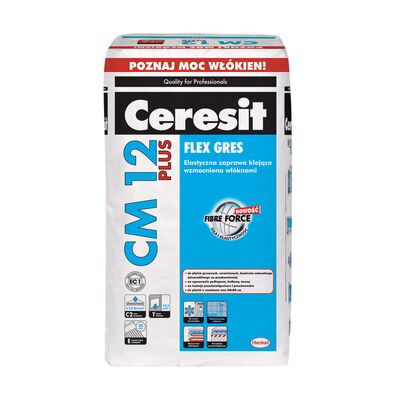 Elastyczna zaprawa klejąca CM 12 PLUS Flex 25 kg Ceresit