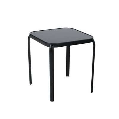 Stolik niski stal/szkło