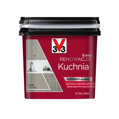 V33 Farba Renowacyjna Easy Renowacja Kuchnia taupe 0,75 l