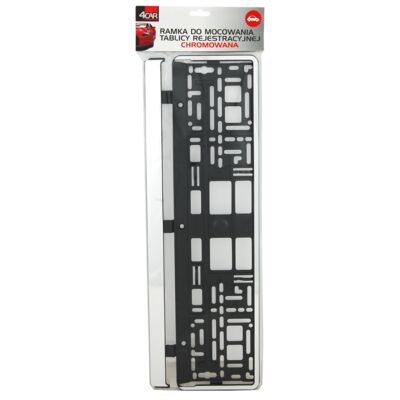 Ramka tablicy rejestracyjnej CHROM PREMIUM 4car