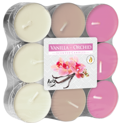 Podgrzewacz zapachowy wanilia-orchidea 18 sztuk Bispol