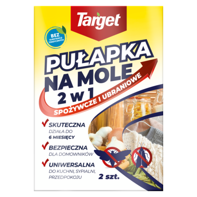 Target Pułapka na mole spożywcze i ubraniowe 2 w 1 2 sztuki