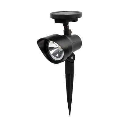 Reflektor solarny LED 30 cm czarny