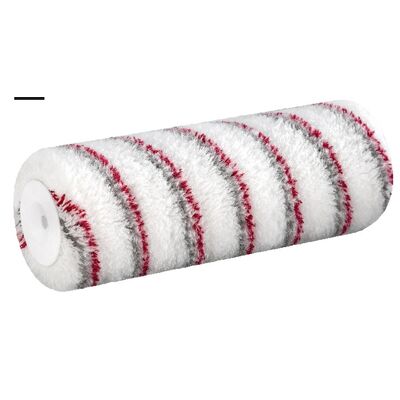 Wałek 18 cm C54 PET 18 mm szaro-czerwony pasek