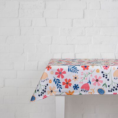 Obrus dekoracyjny Flower Bomb 110 x 160 cm czerwony