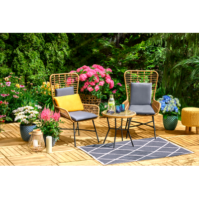 Zestaw Bali brązowo-szary