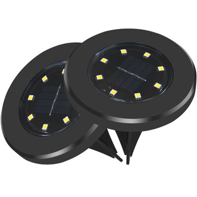 Dysk solarny LED czarny