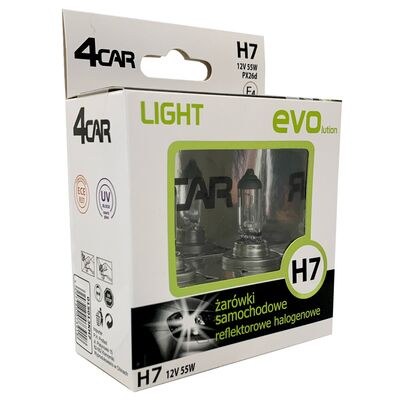 Zestaw żarówek samochodowych H7 12 V 55 W EVO 4CAR