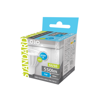 Żarówka LED ORO-GU10-LUPO-7W-CW-II