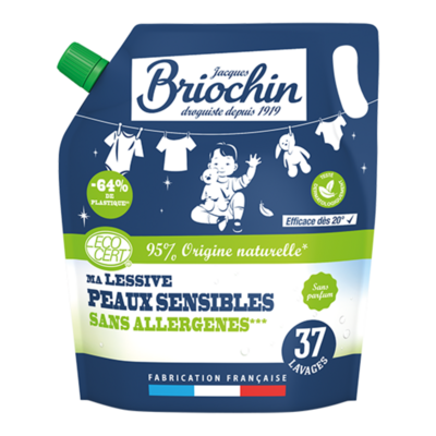 Koncentrat do prania skóra wrażliwa bez alergenów zapas 1,7 l Briochin