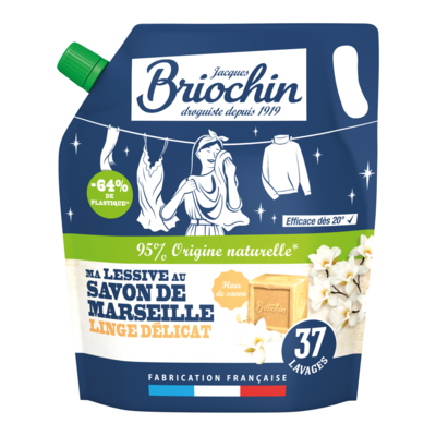 Koncentrat do prania mydło marsylskie delikatne tkaniny zapas 1,7 l Briochin