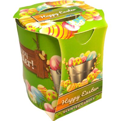 Świeca w szkle zapachowa Verona Zielona Wielkanoc