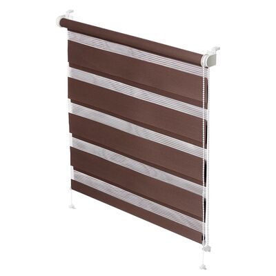 Roleta mini Zebra 725 brąz 76 x 150 cm