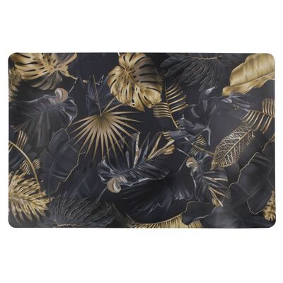 Podkładka PALAU spód korek 43,5 x 28 cm czarno-złoty