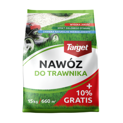 Nawóz do trawnika 15kg + 10% GRATIS Target
