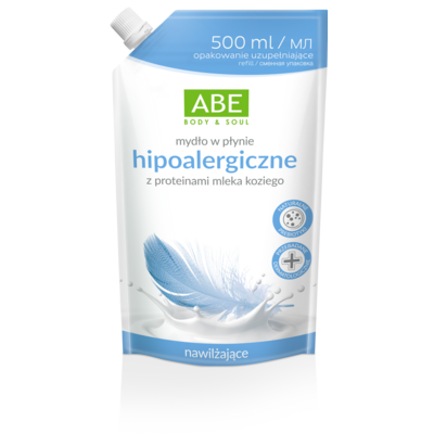 Mydło w płynie hipoalergiczne (doypack) 500 ml ABE
