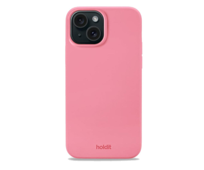 Holdit Silicone Case iPhone 14/13 Rouge Pink