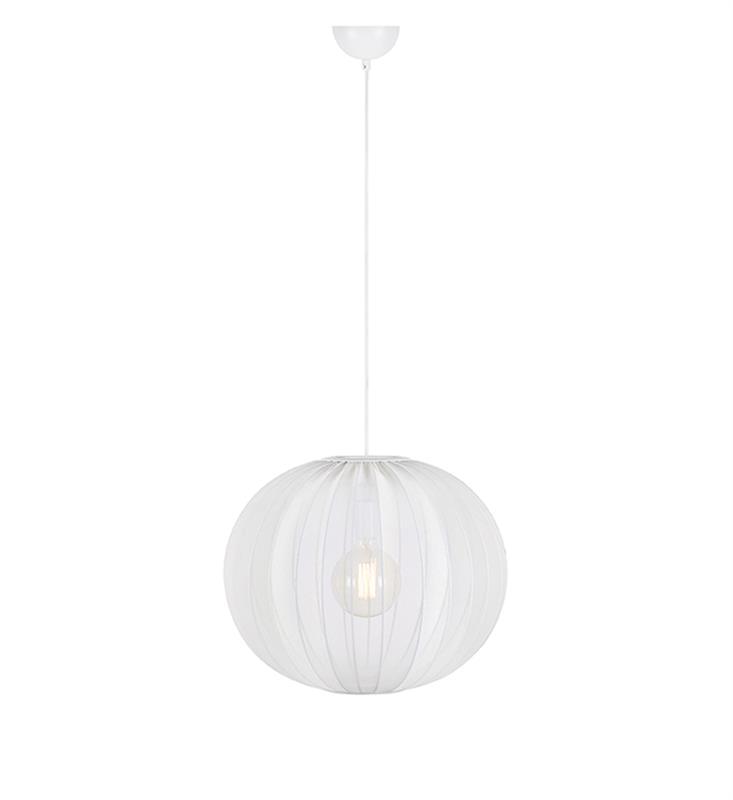 Kulista lampa lampion z białym abażurem 108792 z serii FLORENCE