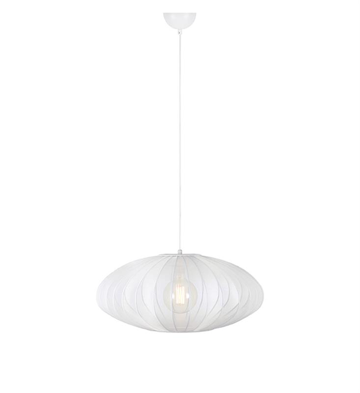 Lampa wisząca z abażurem imitującym lampion 108794 z serii FLORENCE